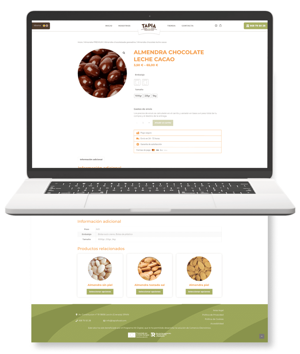 Desarrollo Web Para Tapia Food Tienda