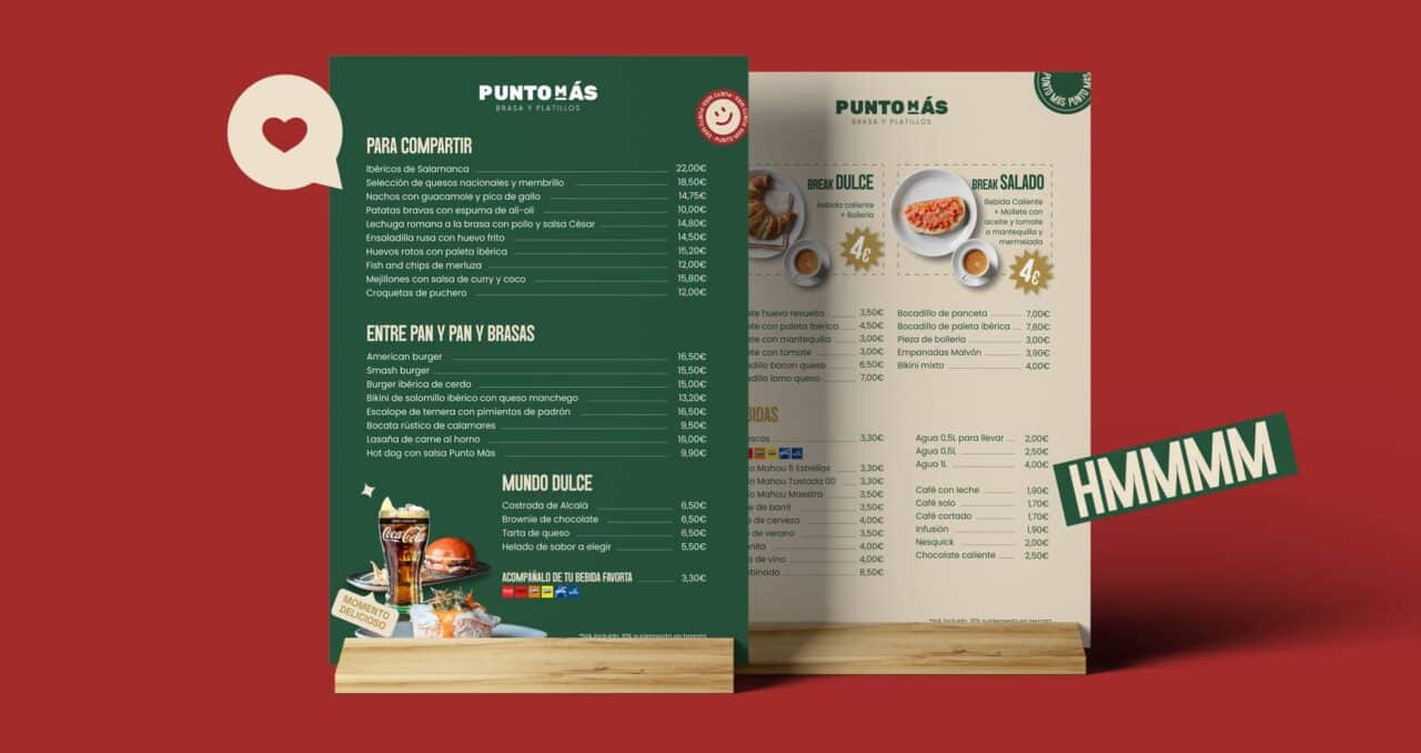 Nueva Web Restaurante Punto Más Carta