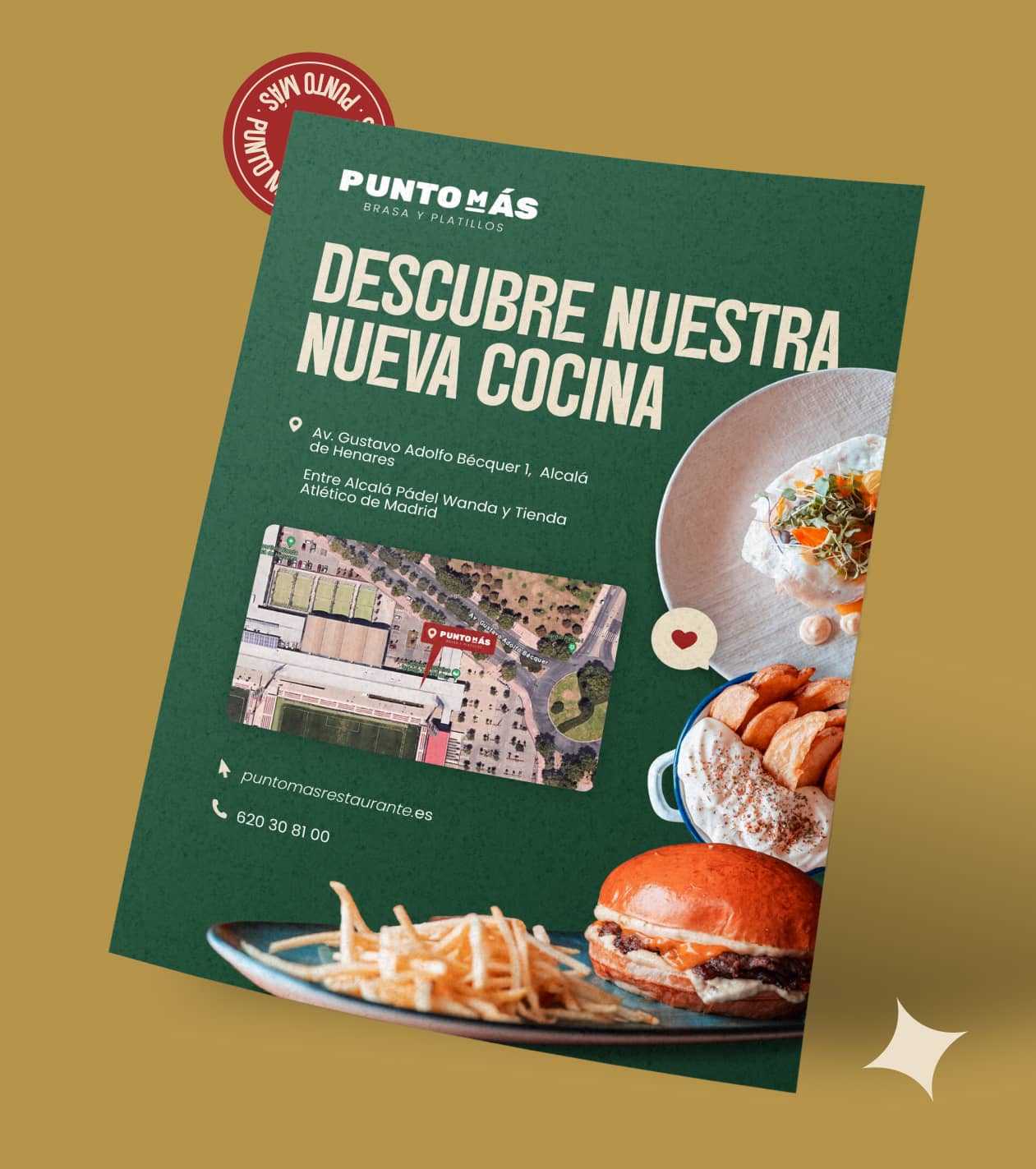 Nueva Web Restaurante Punto Más Flyer