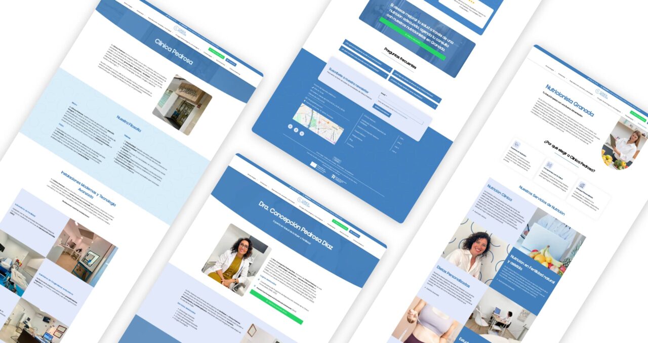 Diseño Web Salud Clínica Pedrosa Desarrollo Web