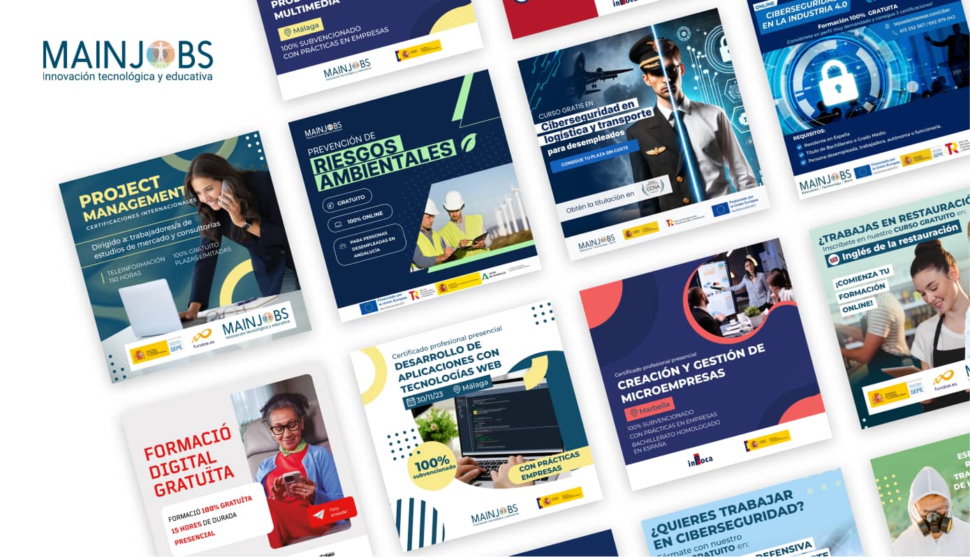Landing Educación Publicidad Mainjobs