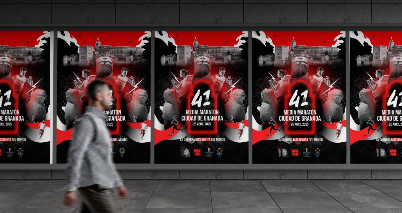 Marketing Deportivo Para La 41 Media Maratón De Granada Cartel