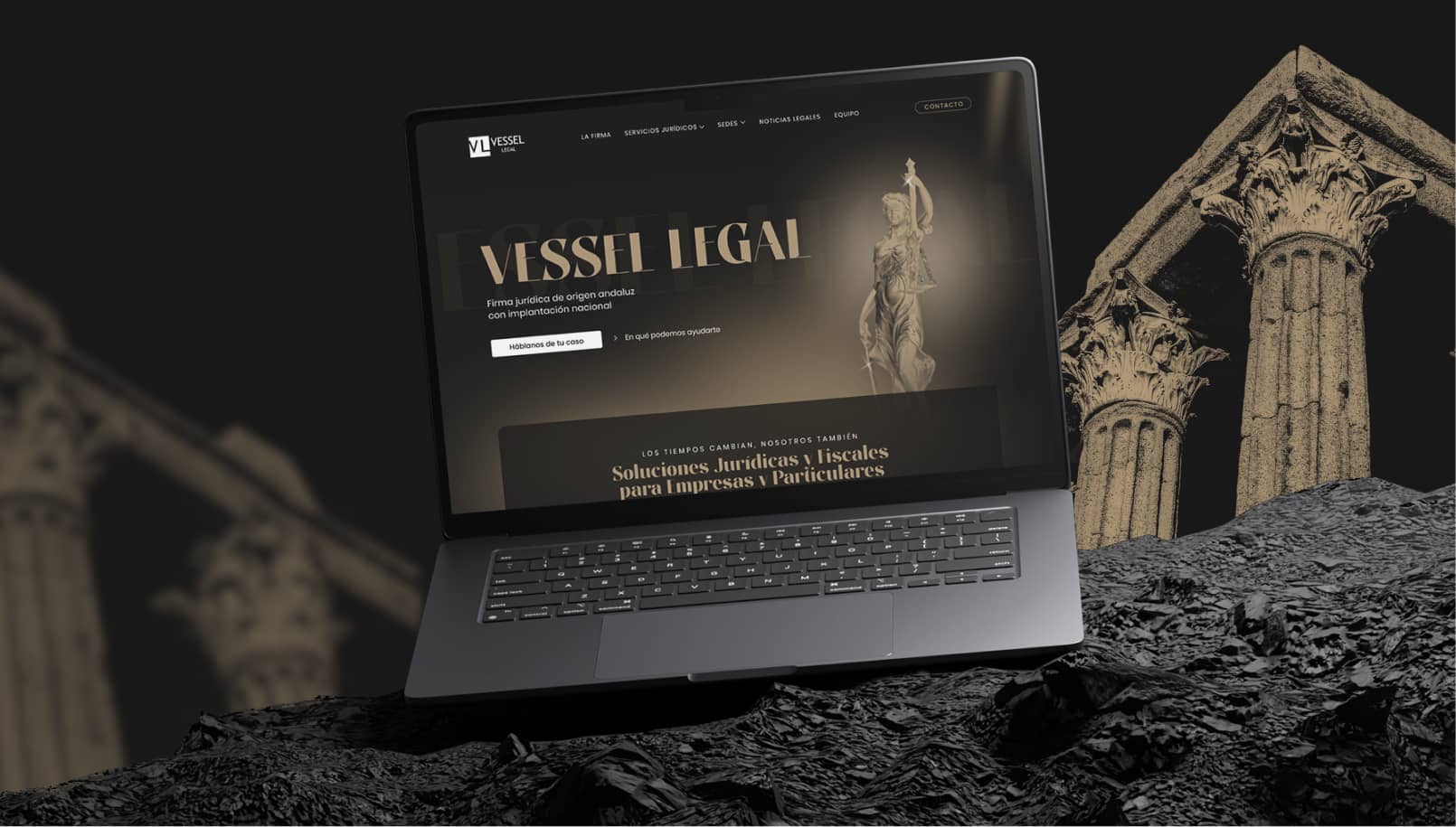 Diseño Web Para Abogados Vessel Legal Cover