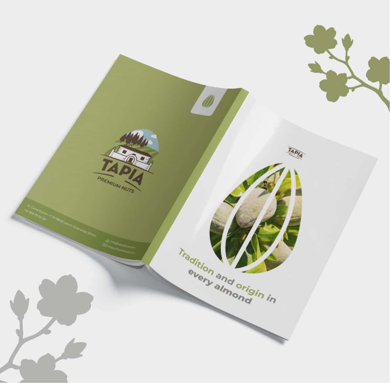Diseño De Catalogo Tapia Food Frontal Y Trasero