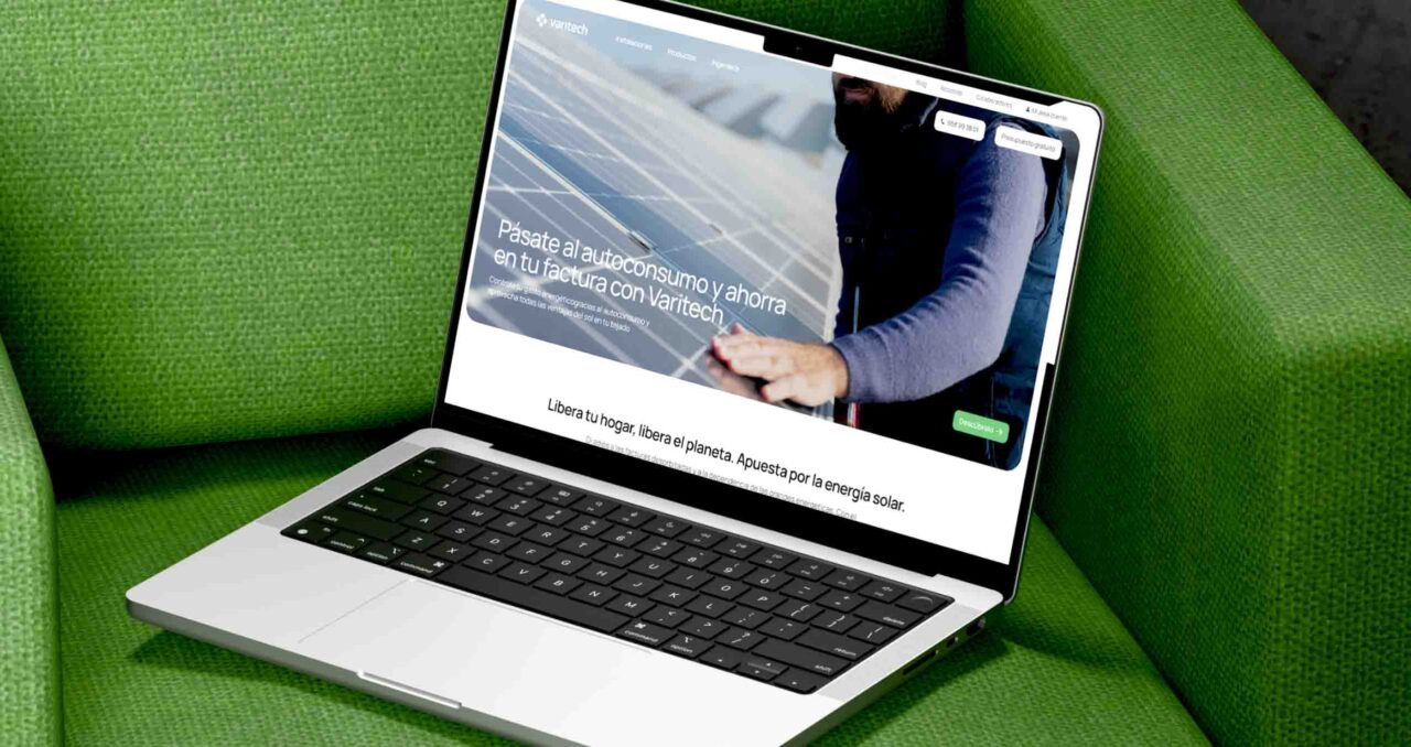 Varitech Diseño Web Página De Placas Solares Home