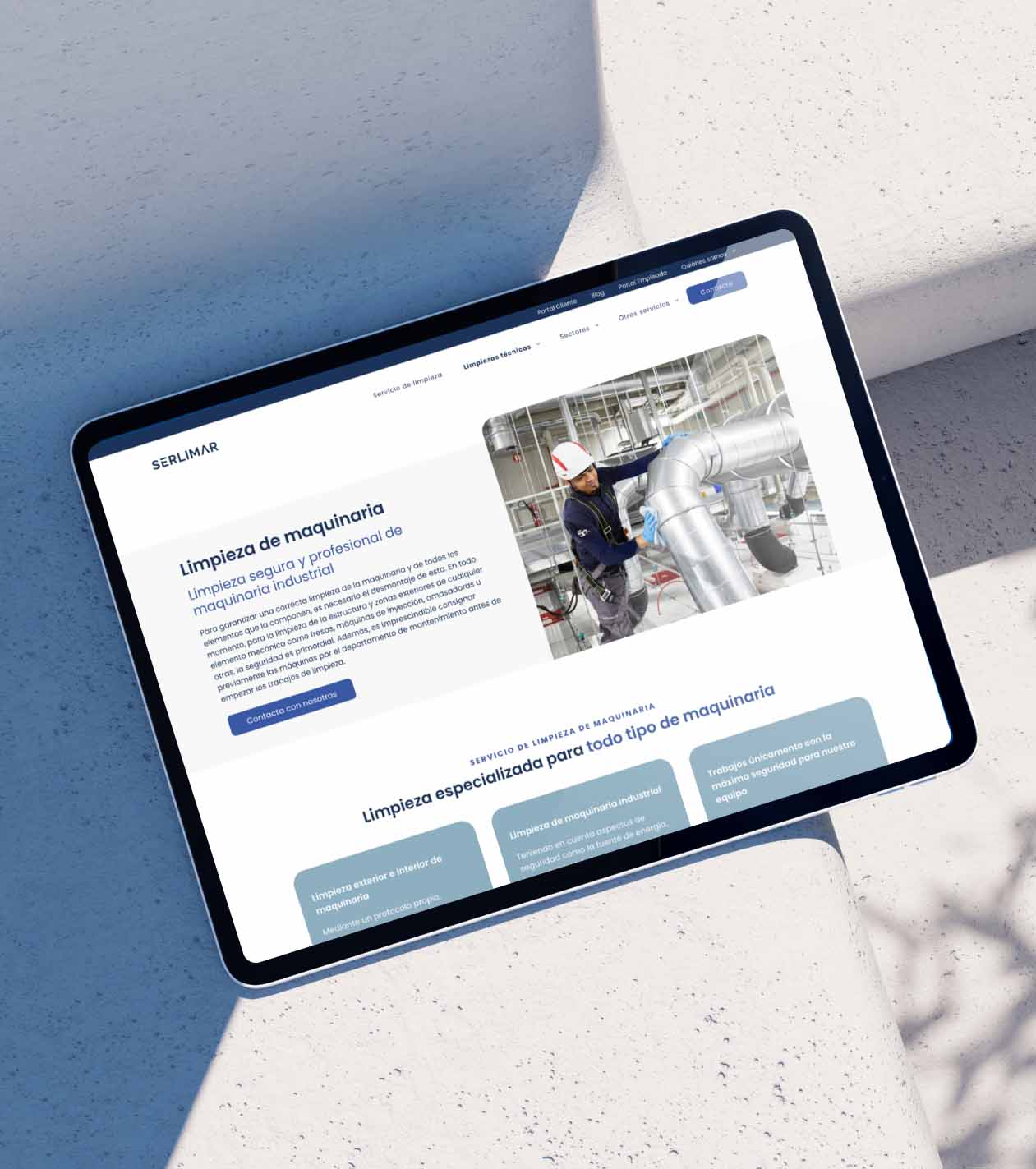 Rediseño Web Serlimar Rediseño Web Serlimar Mock