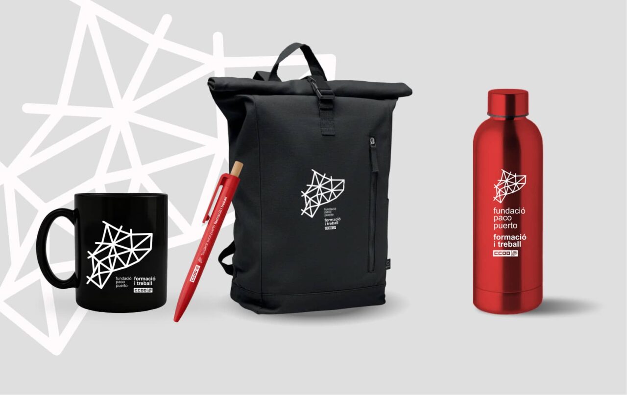 Merchandising y papelería corporativa para empresas que quieren que las recuerden papeleria coporativa fundacion paco puerto