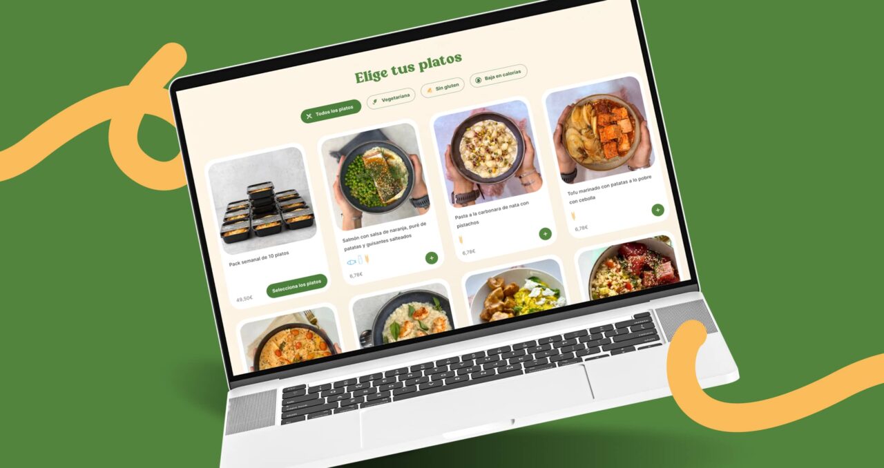 Diseno web para Masai Food comida a domicilio home