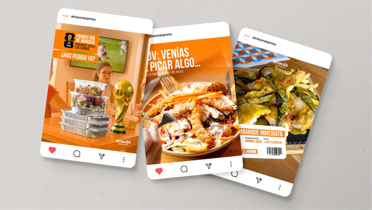 Redes sociales restaurante Atracón Loja: diseño de redes sociales Marketing gastronomico Atracon Loja publicaciones